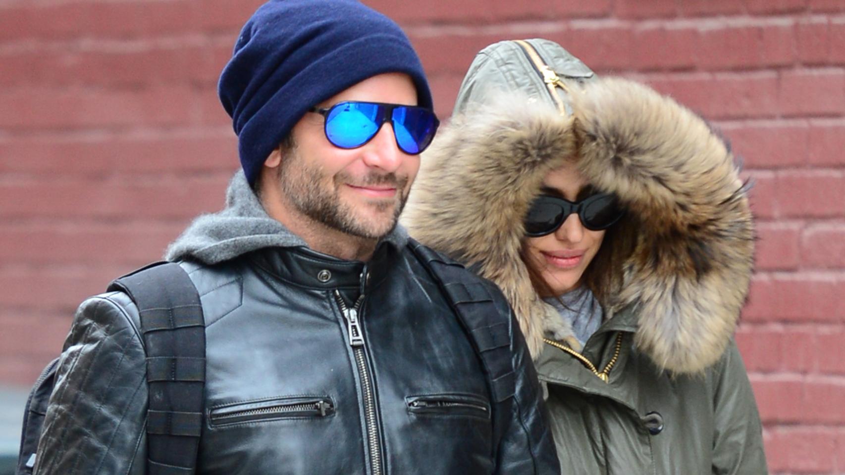 Bradley e Irina muy enamorados por las calles de Nueva York el pasado mes de noviembre