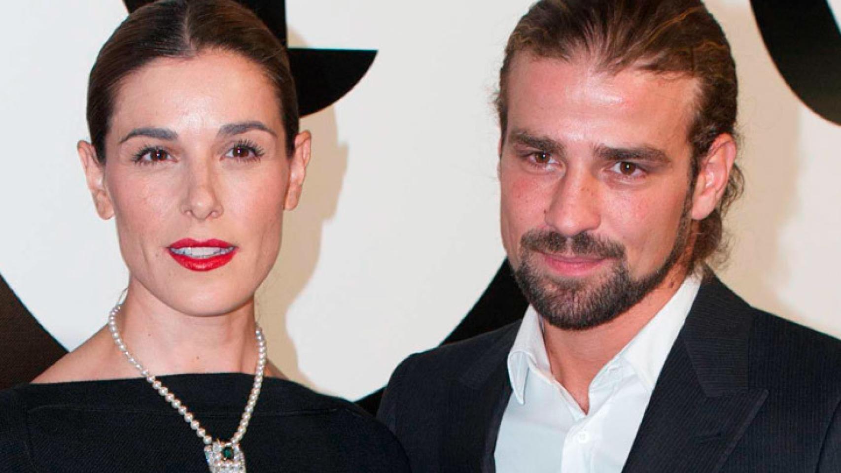 Raquel Sánchez Silva y su marido en uno de los últimos actos antes de que este falleciera