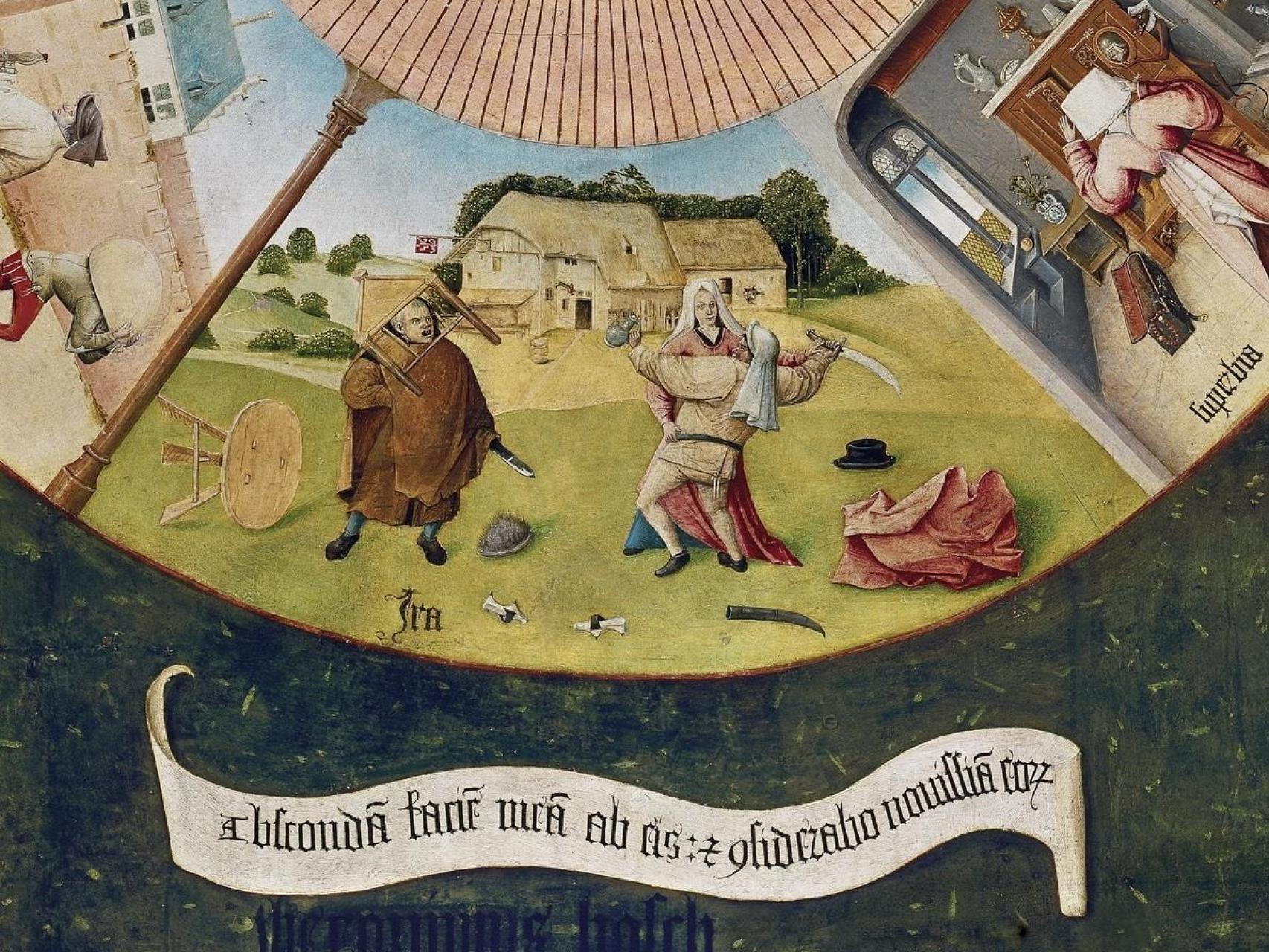 El pecado de la ira, de la Mesa de los pecados, hasta ahora del Bosco.