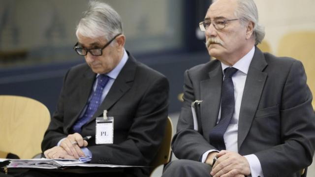 Juan Pedro Hernández Moltó (d) e Ildefonso Ortega (i)