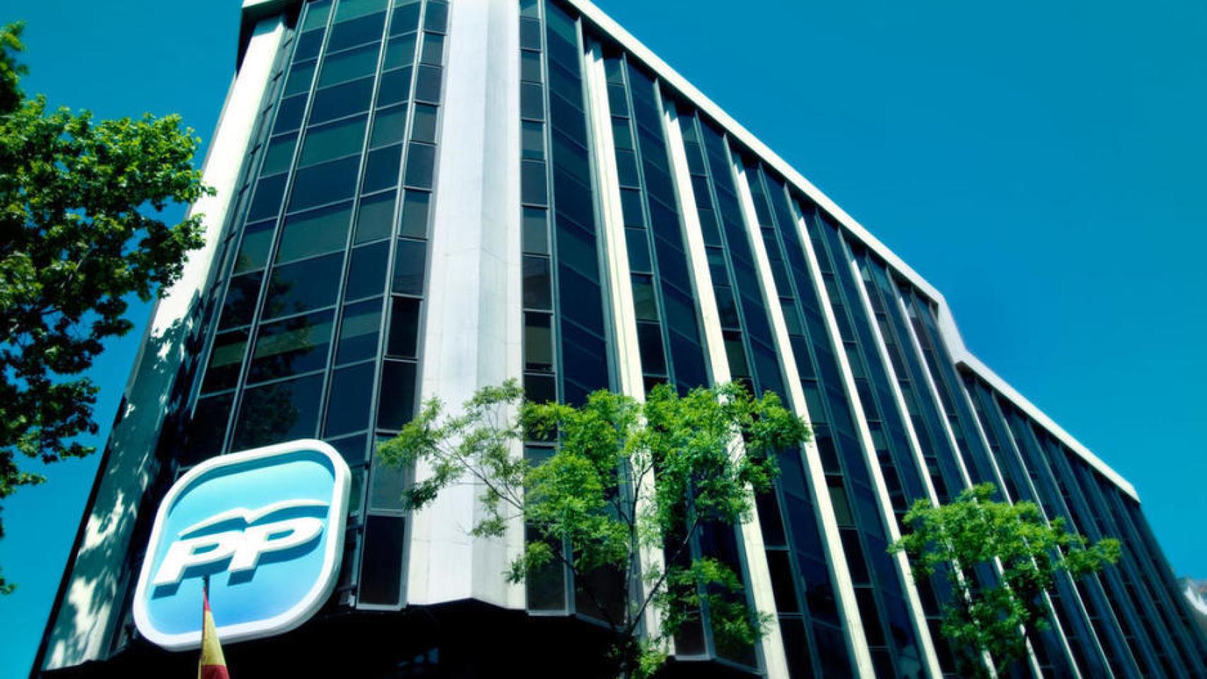 Sede del Partido Popular en la calle Génova de Madrid.