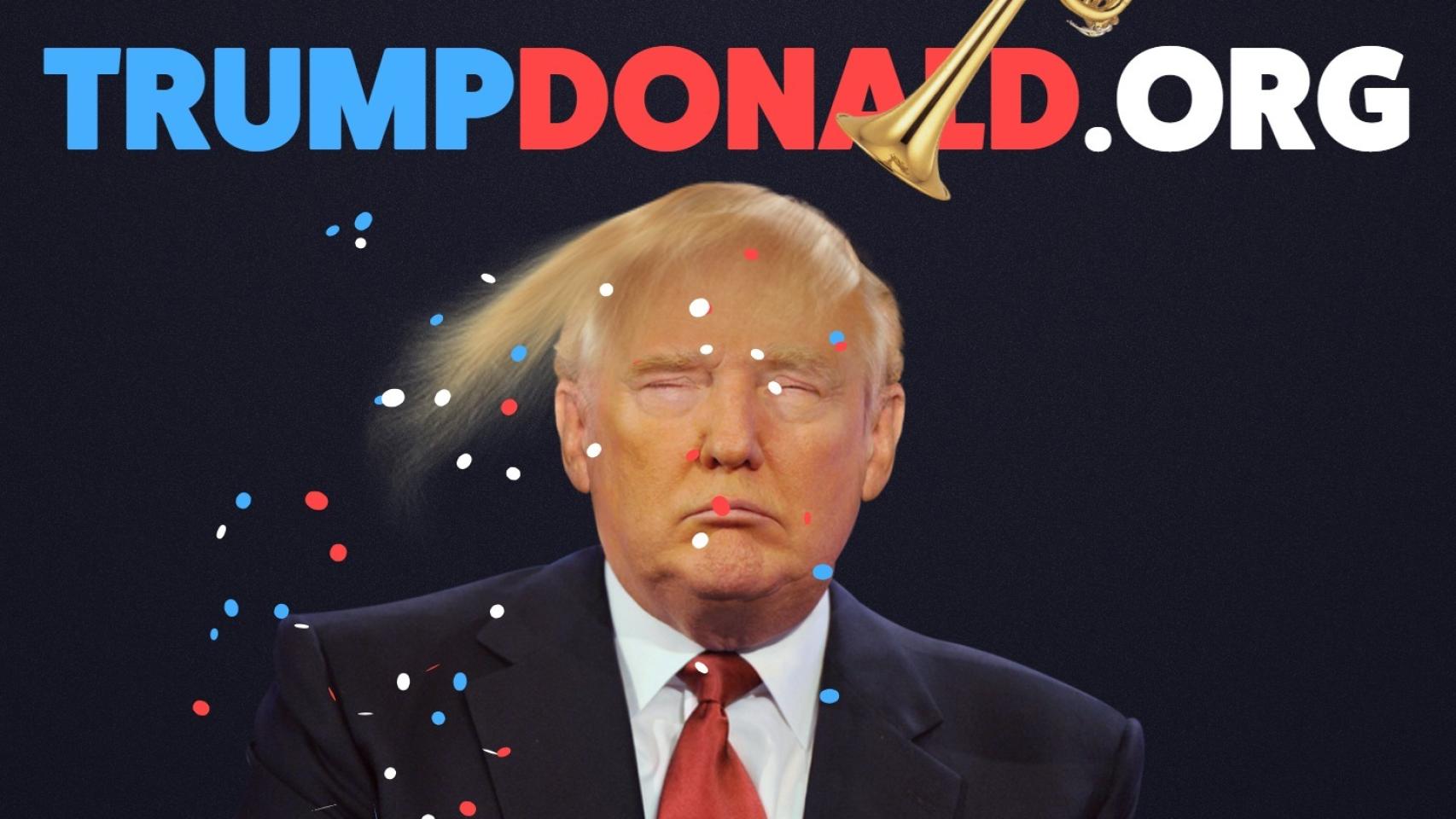 Las trompetas también lanzan confeti en su cara