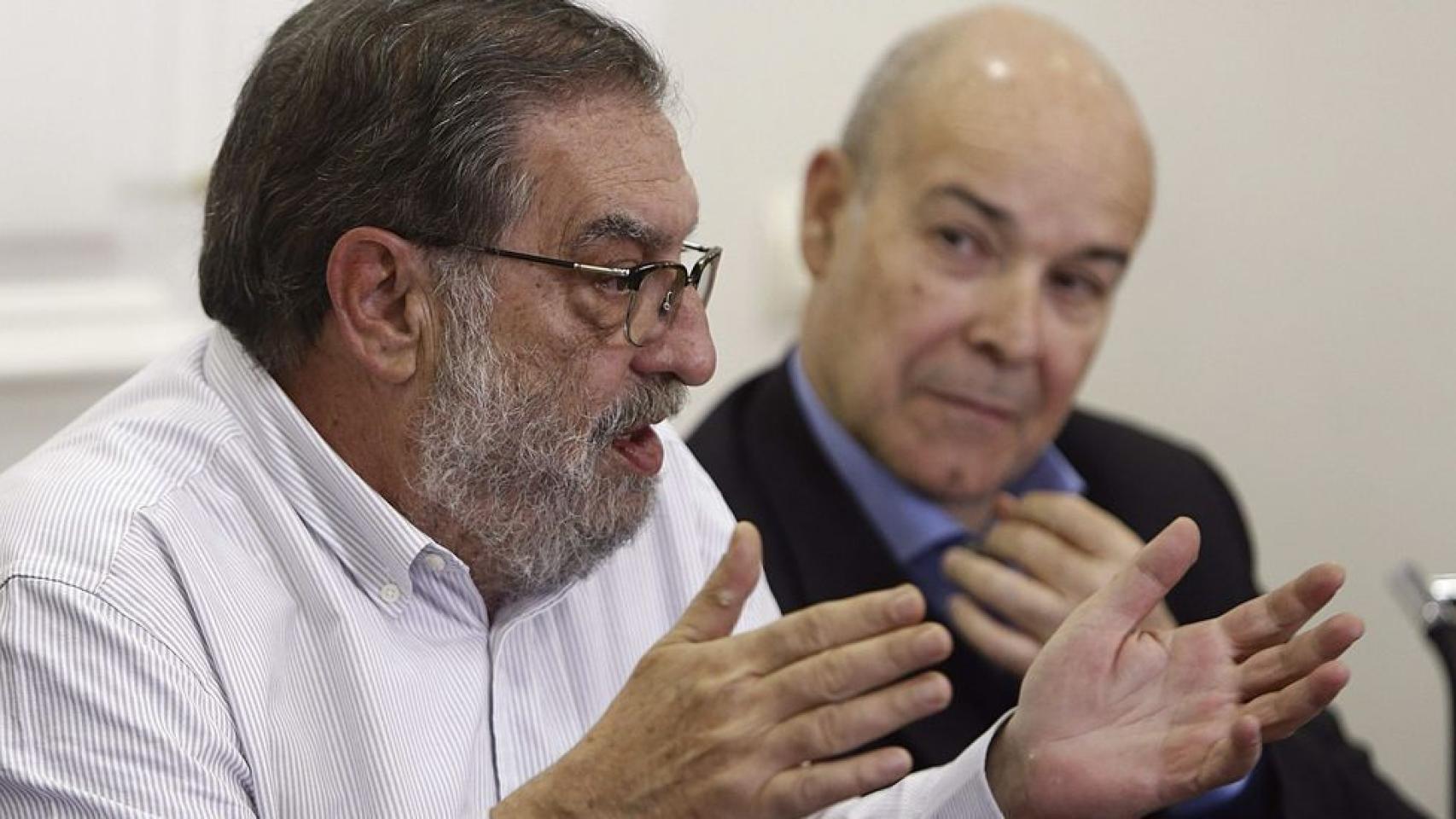 González Macho junto a Resines en la Academia de Cine