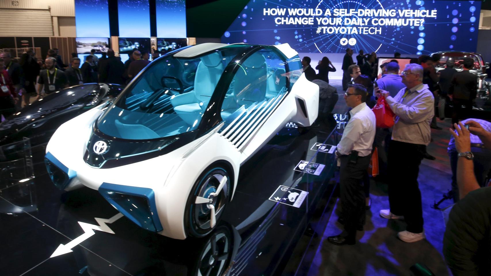 Prototipo con pila de hidrógeno presentado en el CES 2016.