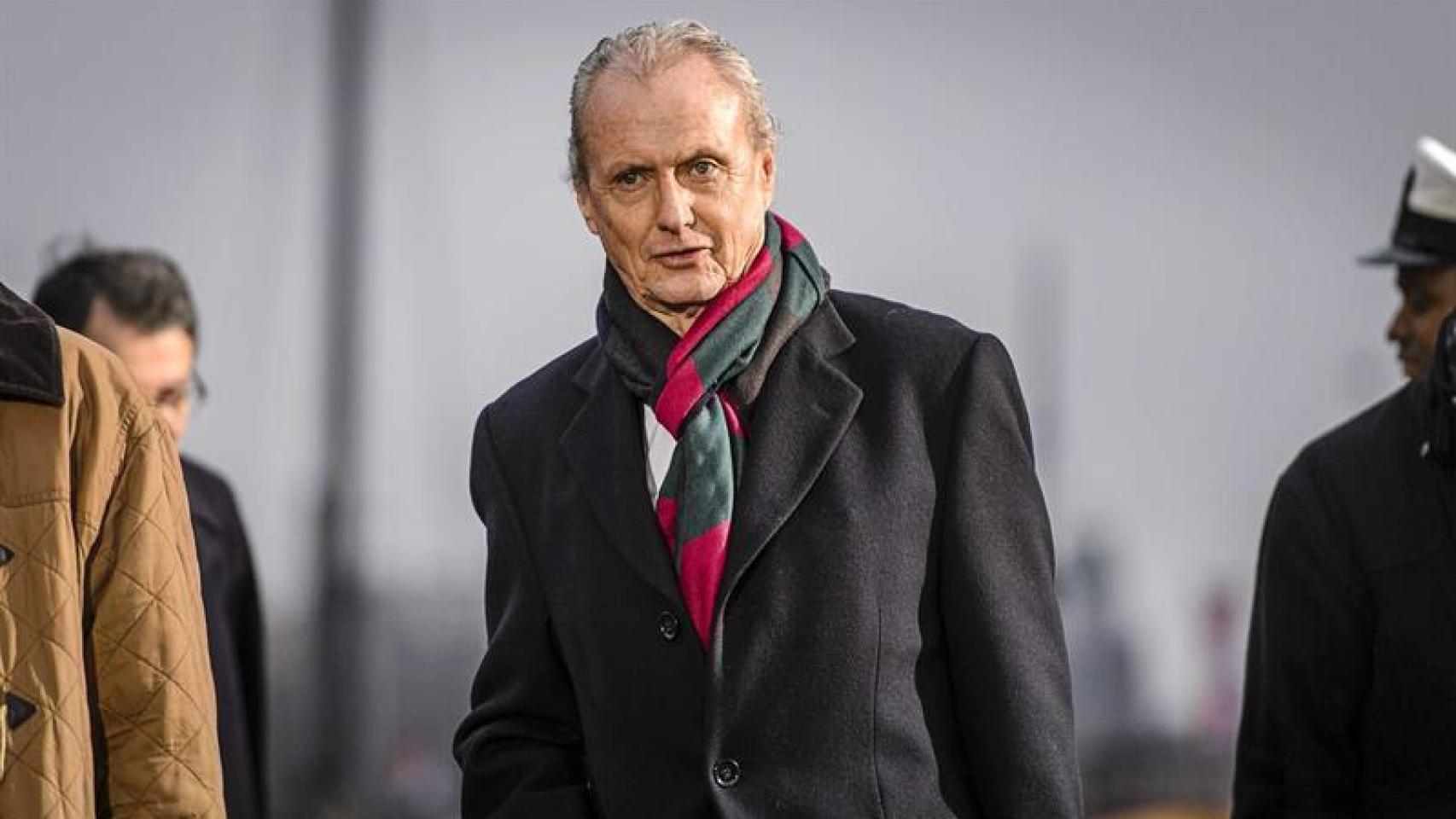 Pedro Morenés, a su llegada a la reunión con los ministros de Defensa europeos.