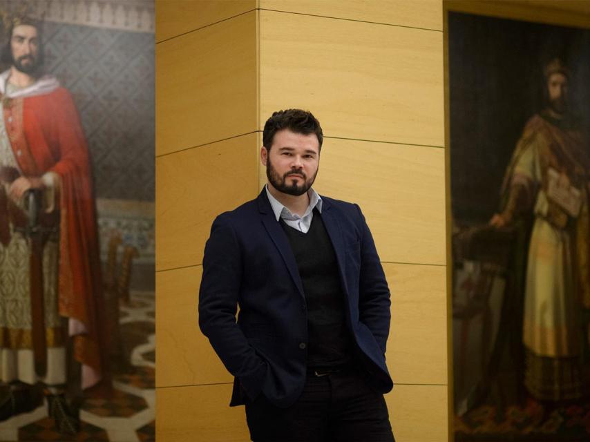 El diputado de ERC Gabriel Rufián. / Reportaje fotográfico: Dani Pozo