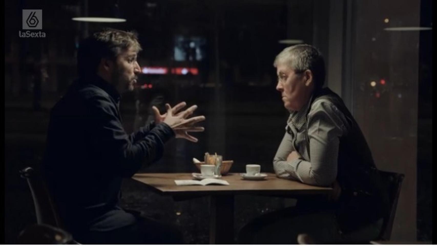 Francisca Verdejo conversa con Évole