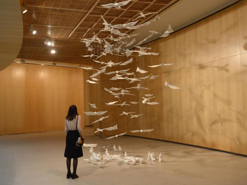 La instalación Suspendidas juntas