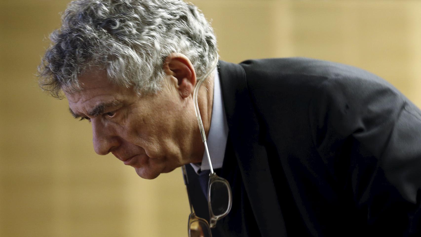 Ángel María Villar durante un Comité Ejecutivo de la FIFA en Nyon en 2016.