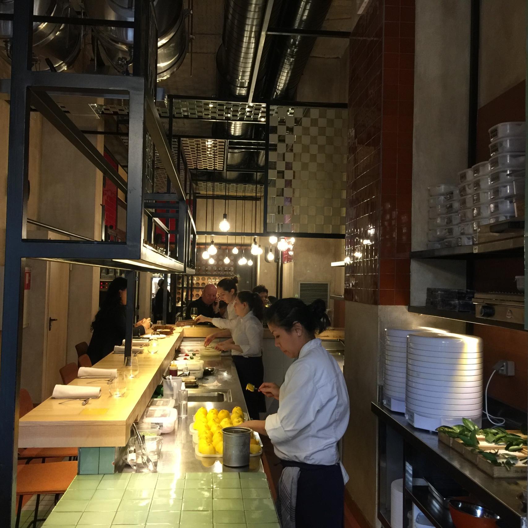 La barra de postres del Disfrutar.