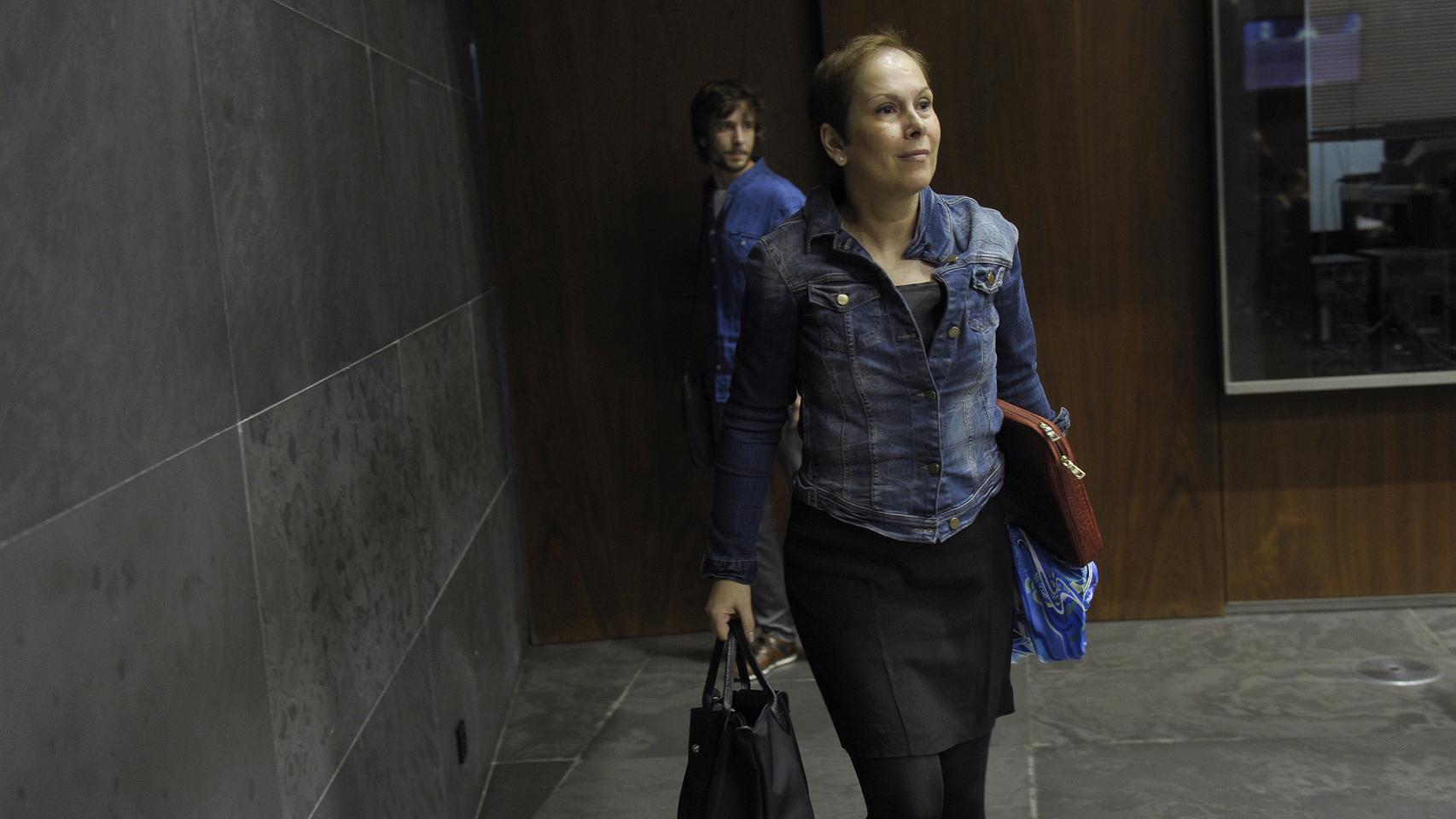 La presidenta del Gobierno de Navarra, Uxue Barkos.