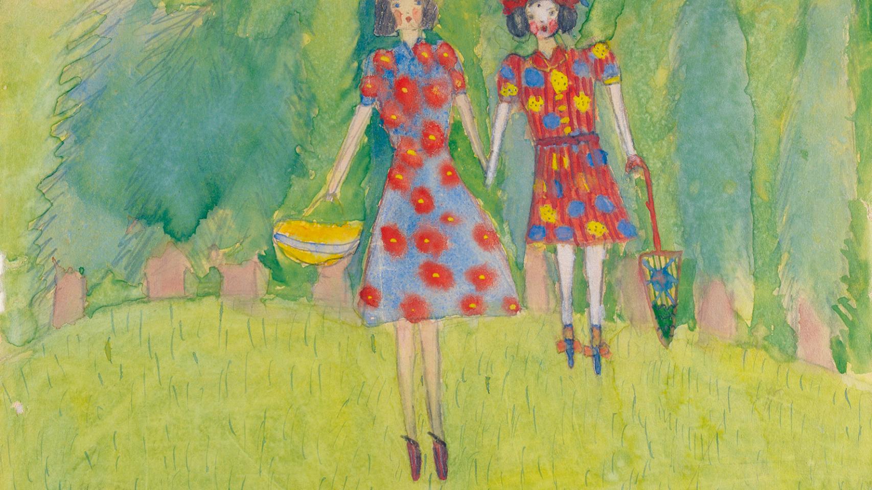 Mädchen im Feld, 1943