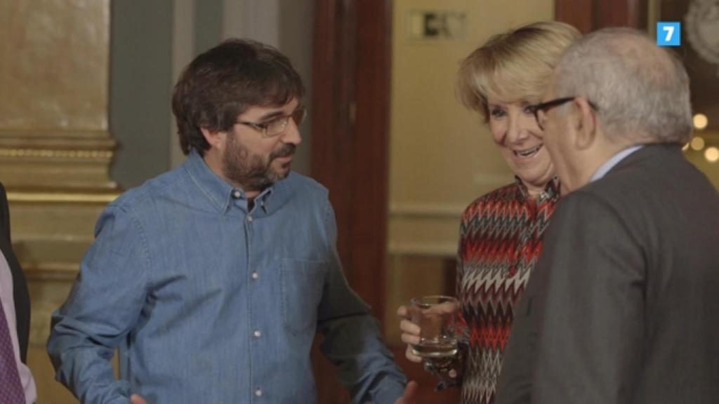 Esperanza Aguirre amenaza con marcharse de nuevo en su regreso a 'Salvados'