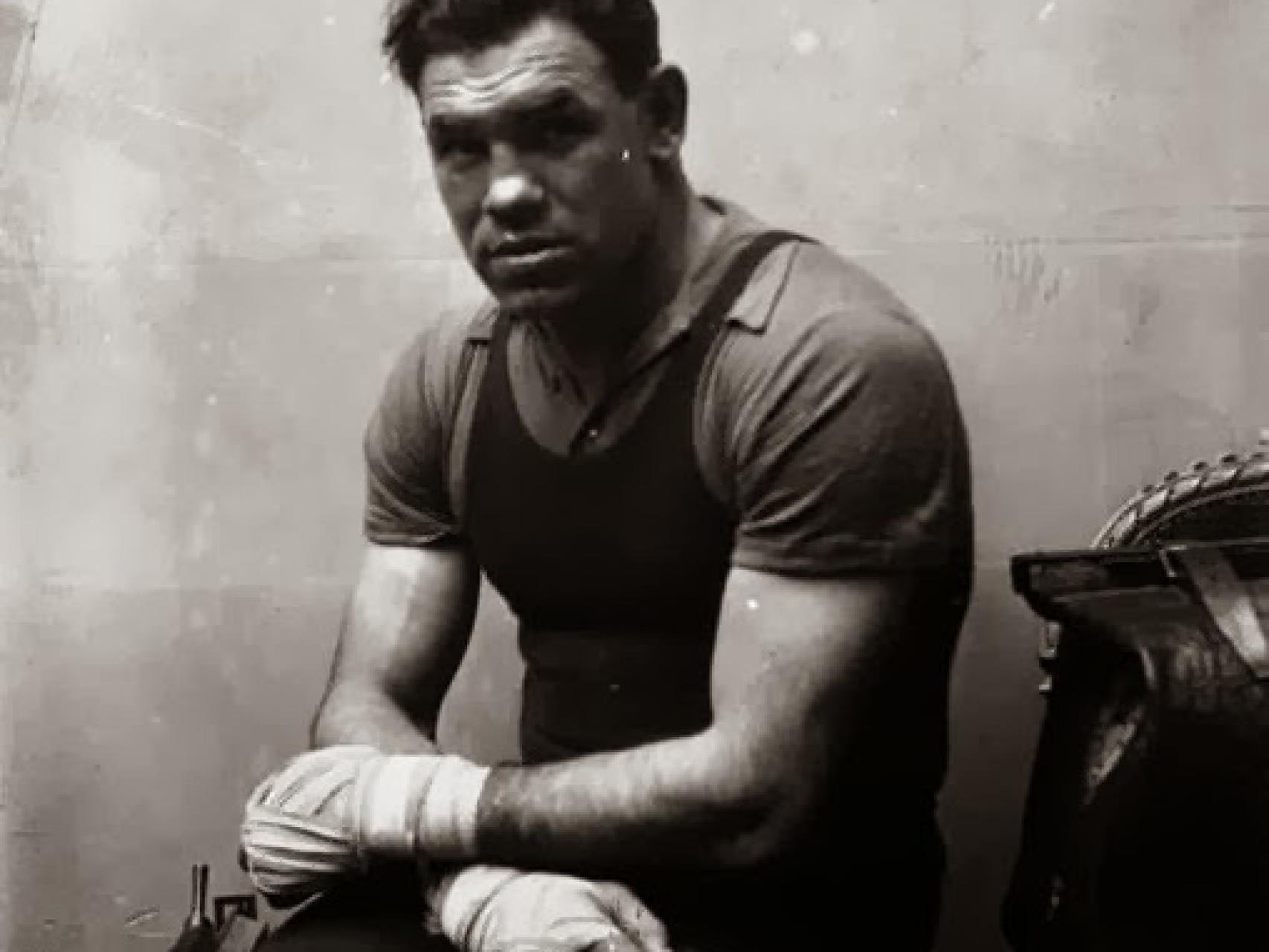 Paulino Uzcudun en una foto de estudio.