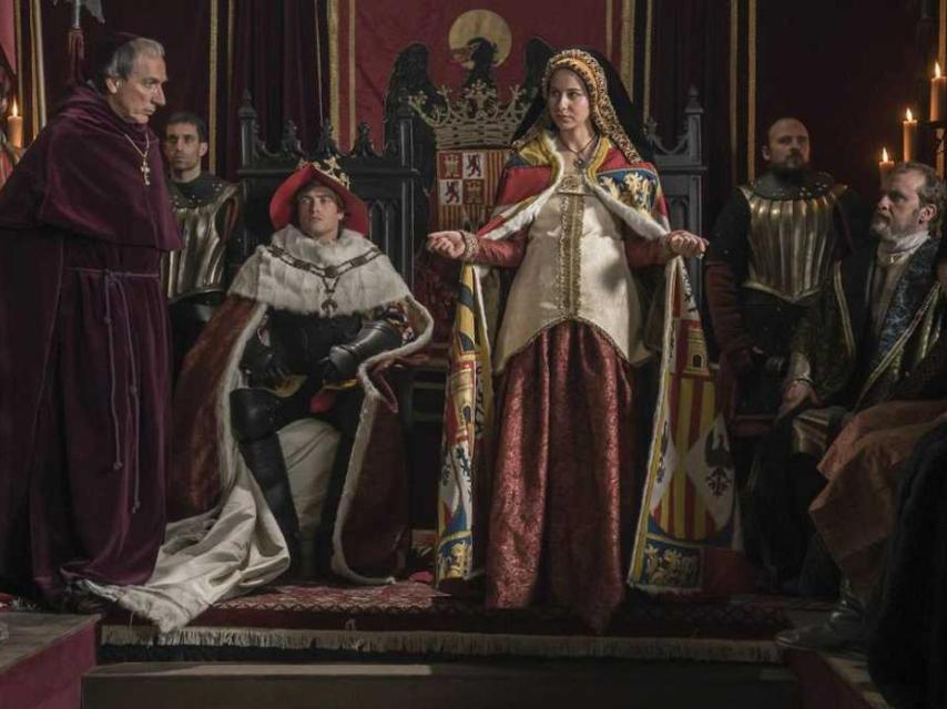 El reparto de La corona partida