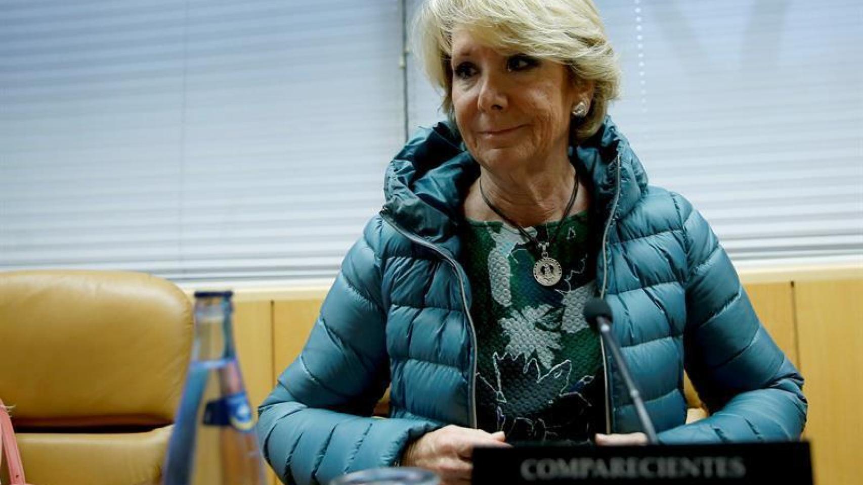 Aguirre, este viernes en la Asamblea de Madrid