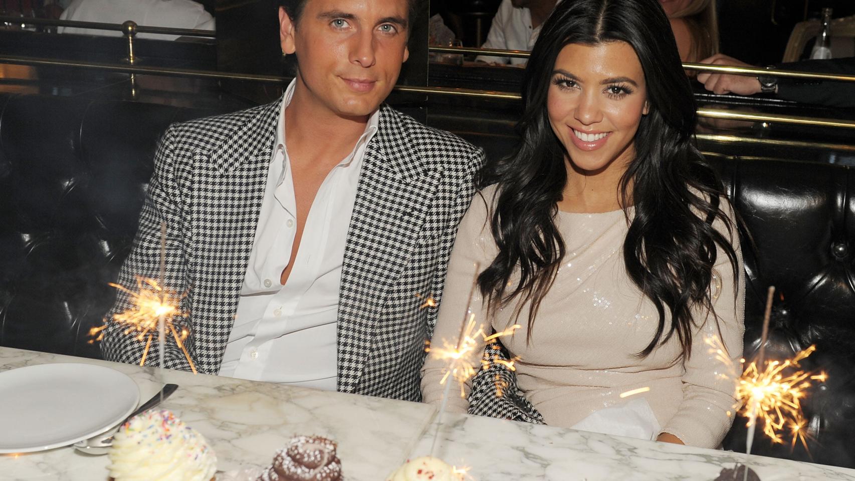 Kourtney Kardashian y su ex Scott Disick
