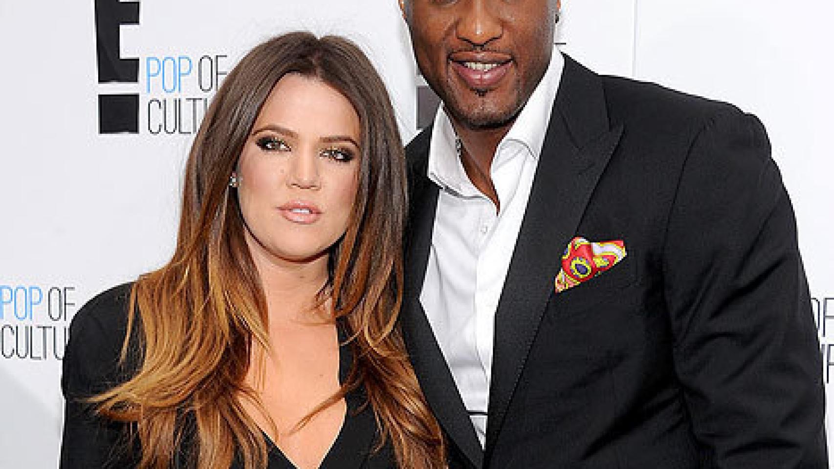 Khloe Kardashian con su ex Lamar Odom