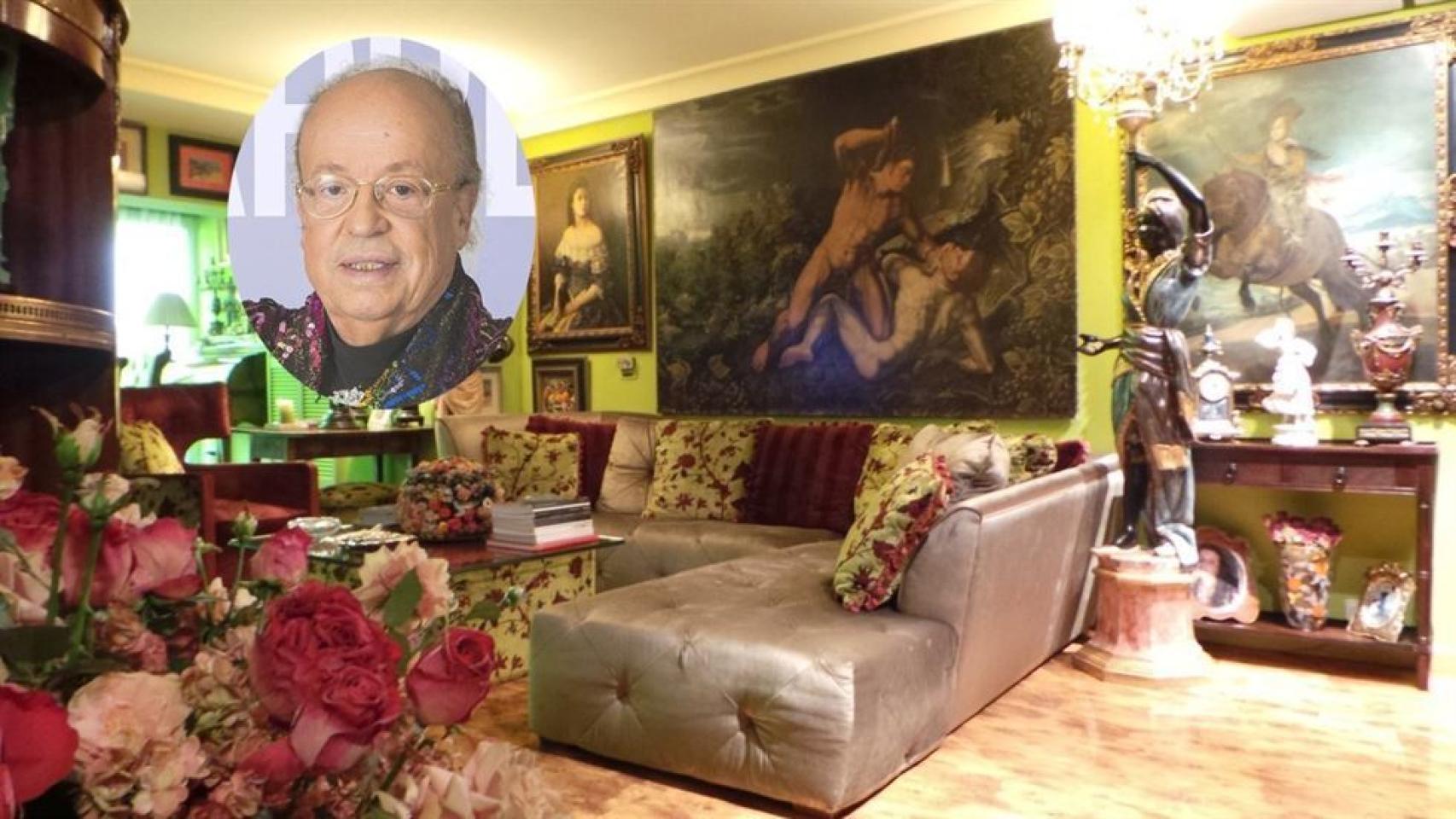 Uno de los salones de la casa de Rappel