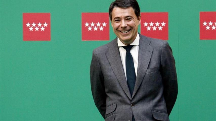 Ignacio González en un acto protocolario como presidente de la Comunidad de Madrid.