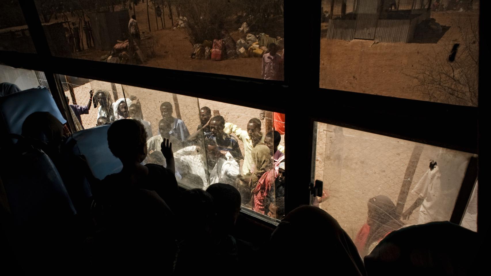 Refugiados en el campo de Dadaab, Kenia