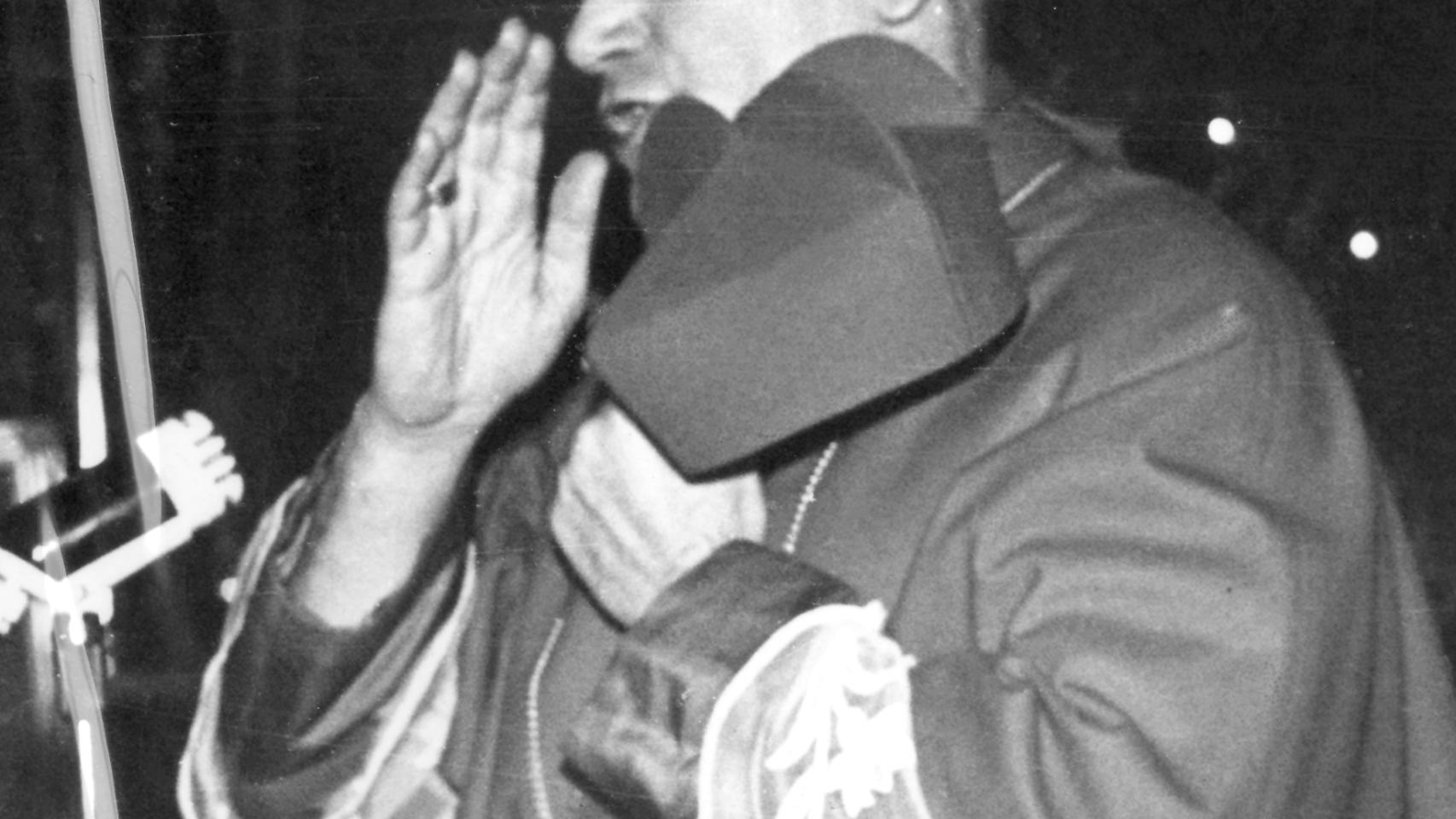 Visita de Karol Wojtyla a una iglesia de Cracovia en 1967.