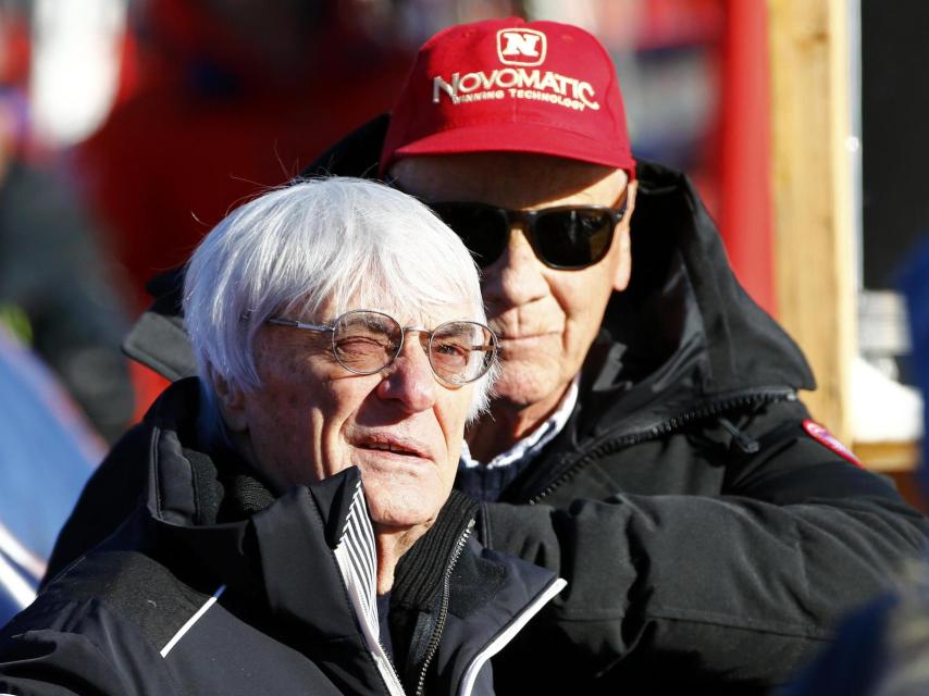 Bernie Ecclestone, en el paddock
