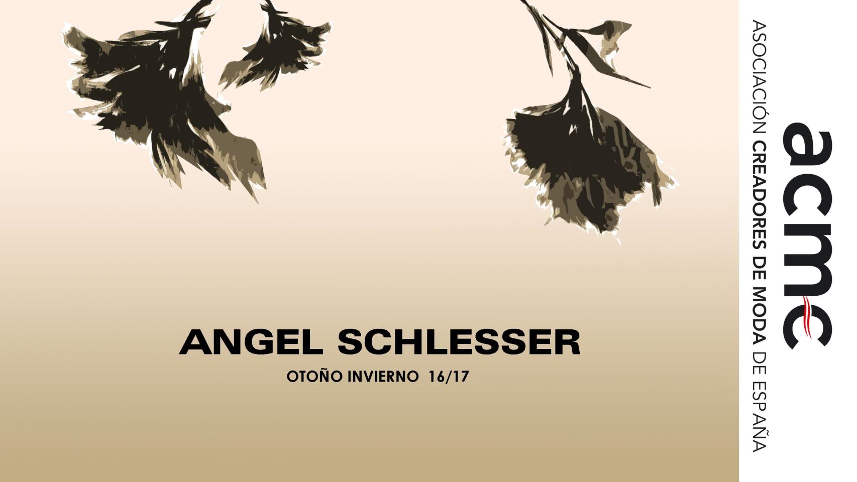 Entrada al desfile otoño-invierno de Ángel Schlesser