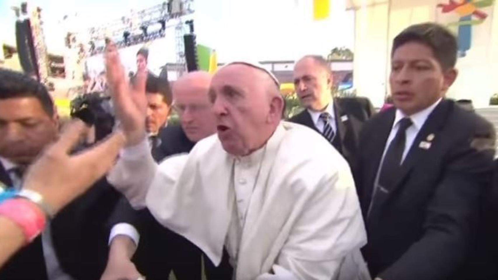 Un momento del vídeo capturado en Youtube.