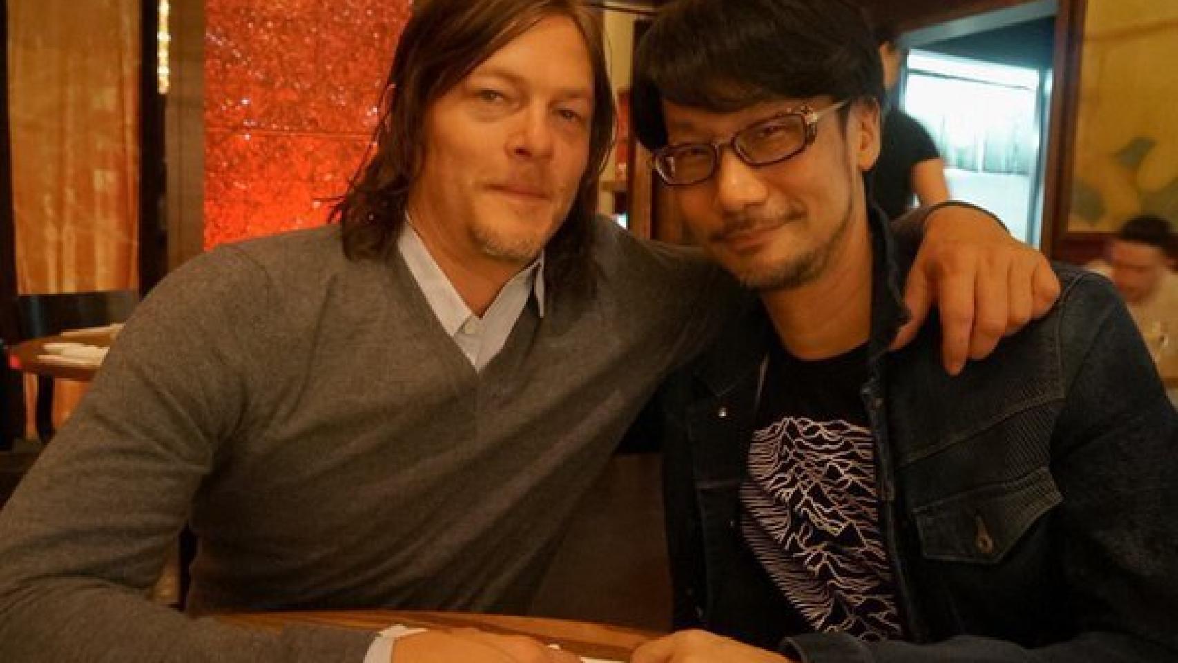 Norman Reedus reunido con Hideo Kojima.