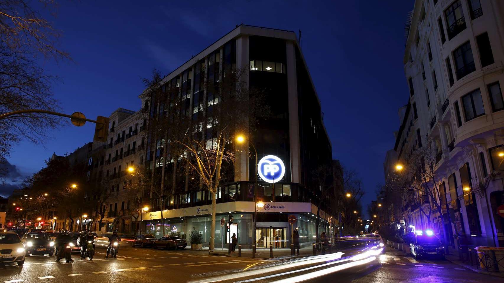 Sede del Partido Popular en la calle Génova de Madrid.