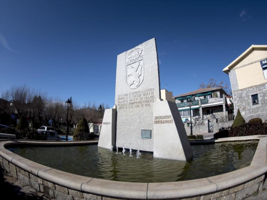 Monumento a la piedra de Alpedrete