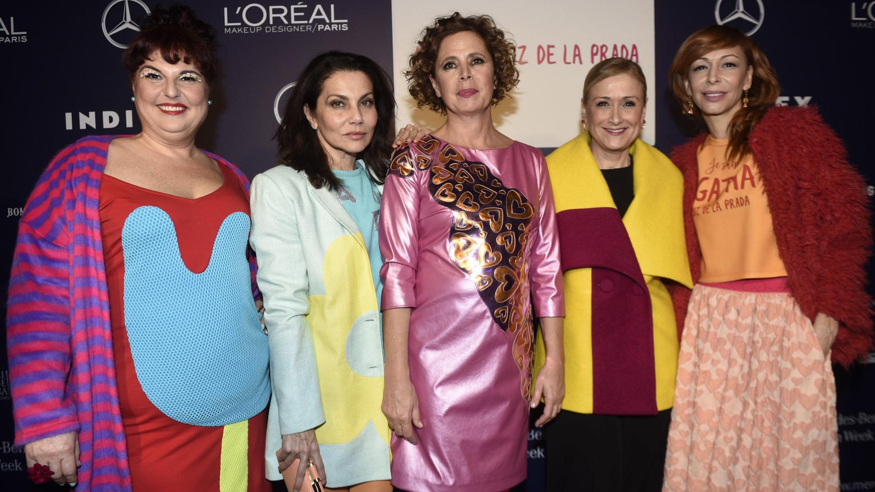 Tete Delgado, Fabiola Toledo, Agatha, Cristina Cifuentes y Elisa Matilla