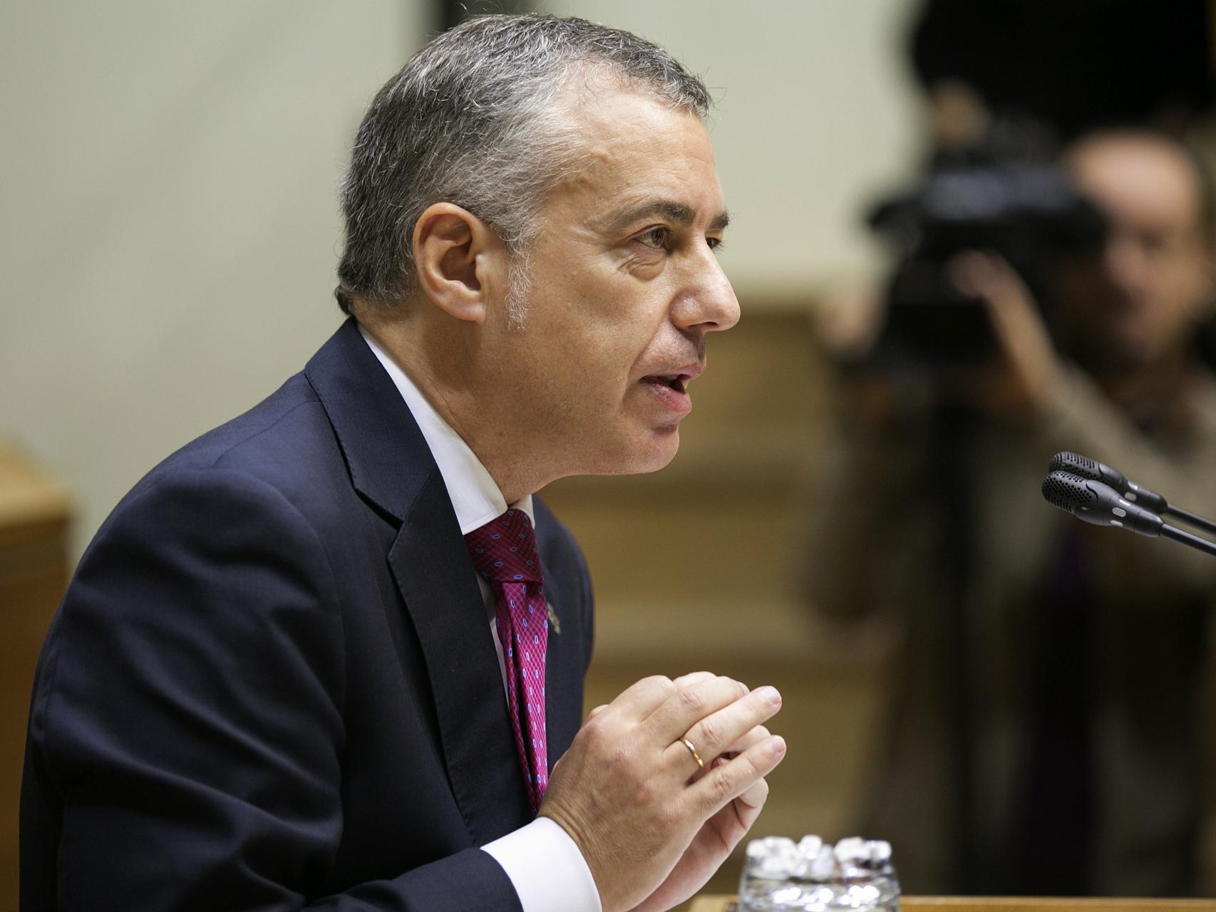 El presidente del País Vasco, Iñigo Urkullu