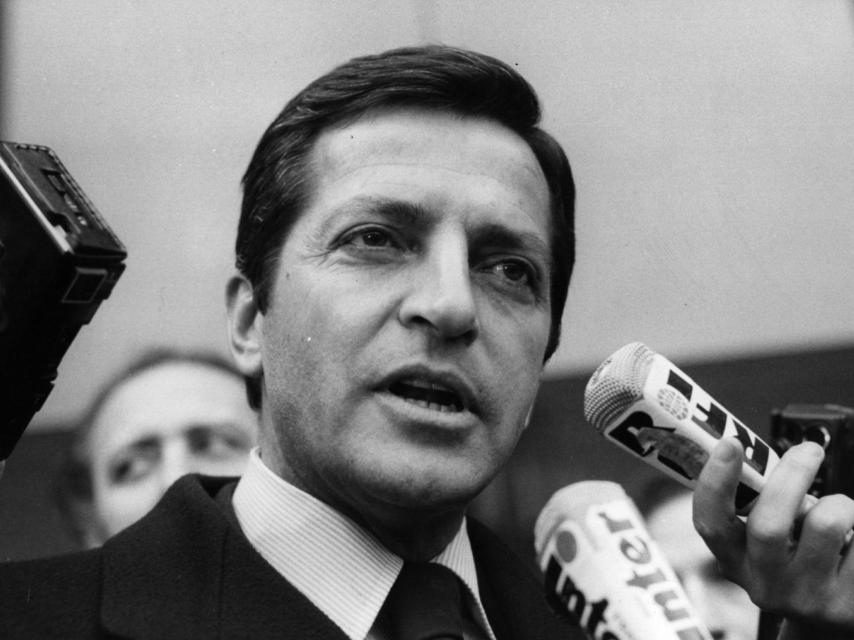 El líder de UCD, Adolfo Suárez.