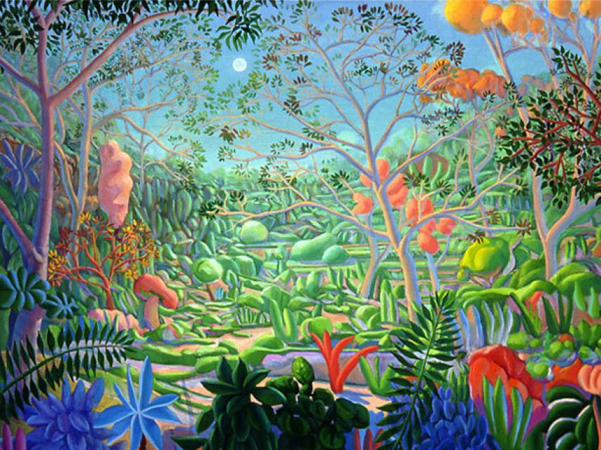 Con la luna II (2001), de Carlos Matallana.