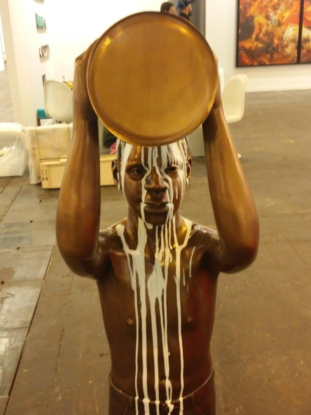 En la galería Casa Triángulo, de Brasil, obra de Flavio Cerqueira.