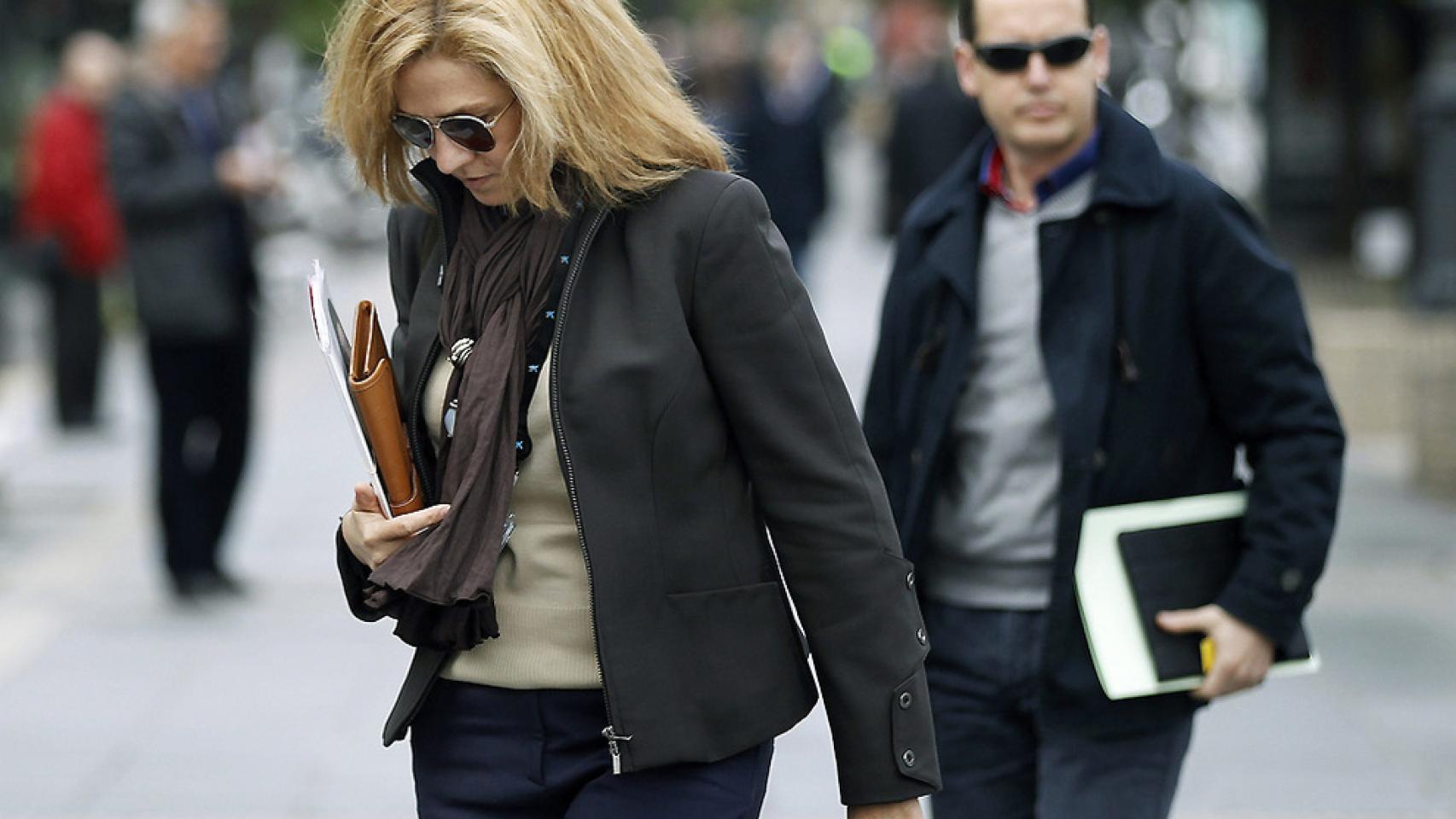 La infanta lleva trabajando en La Caixa desde 1992