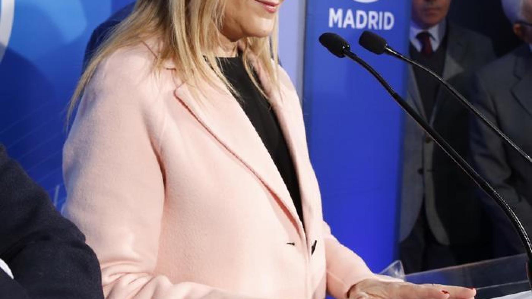 La presidenta de la Comunidad de Madrid, Cristina Cifuentes