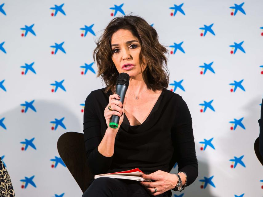 Blanca Marsillach durante la despedida del proyecto Viajando con Marsillach en Madrid