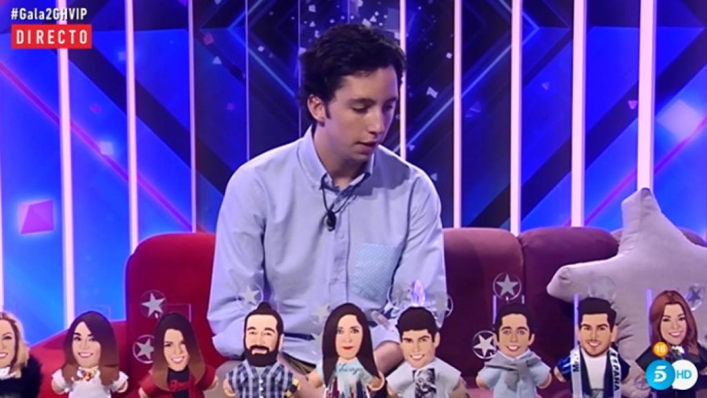 Fran Nicolás en el confesionario de 'GH VIP' (Mediaset)