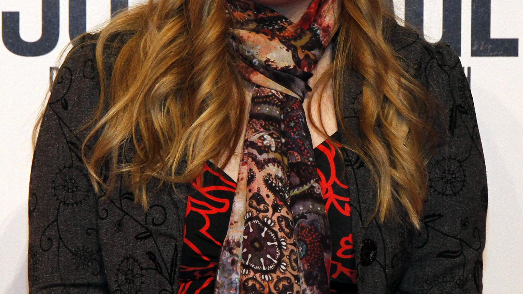 Natascha Kampusch en el estreno de 3096 días