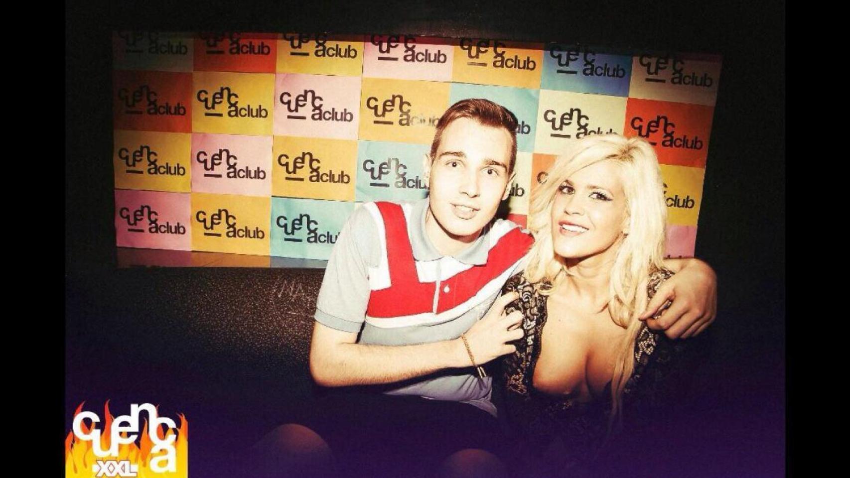 Ylenia en una discoteca de Madrid