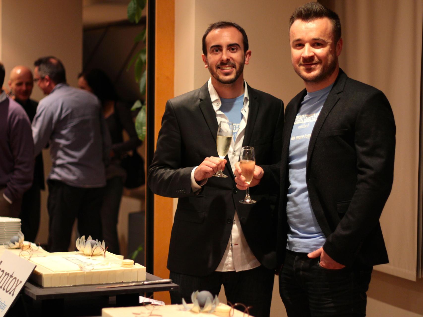 Antonio Rami y Philippe Gelis, los dos fundadores de Kantox.