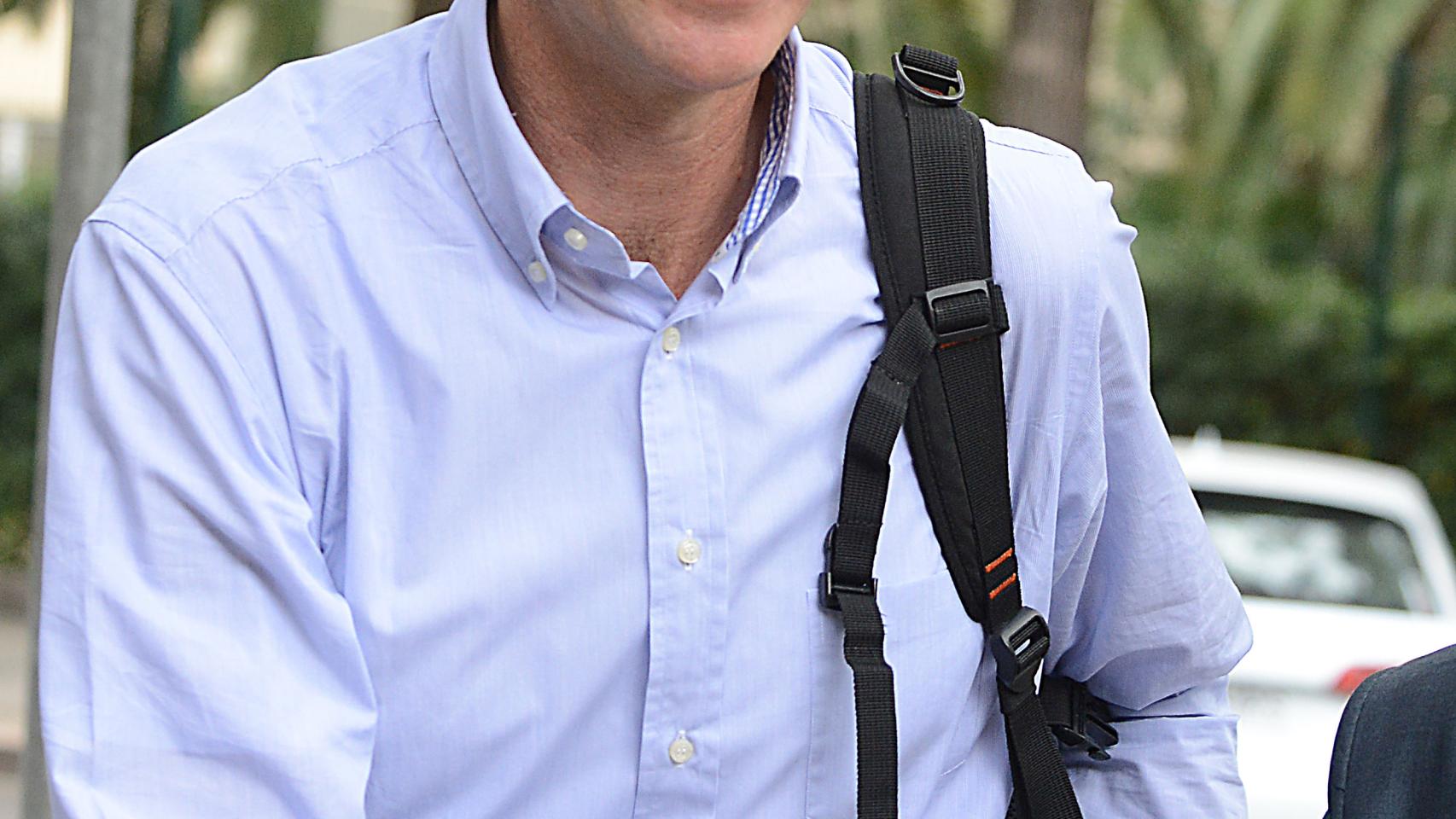 El ex duque de Palma en 2013 por las calles de Barcelona