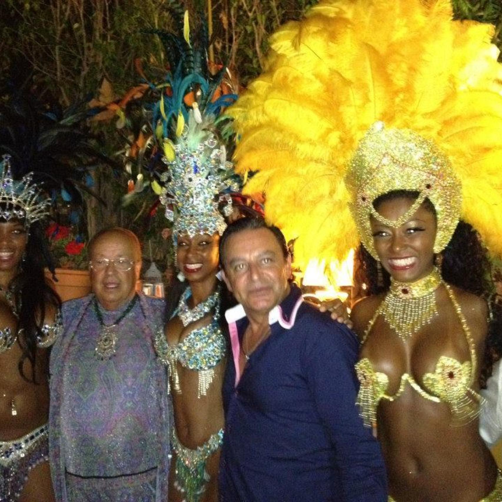 José y Rappel disfrutando de unos carnavales