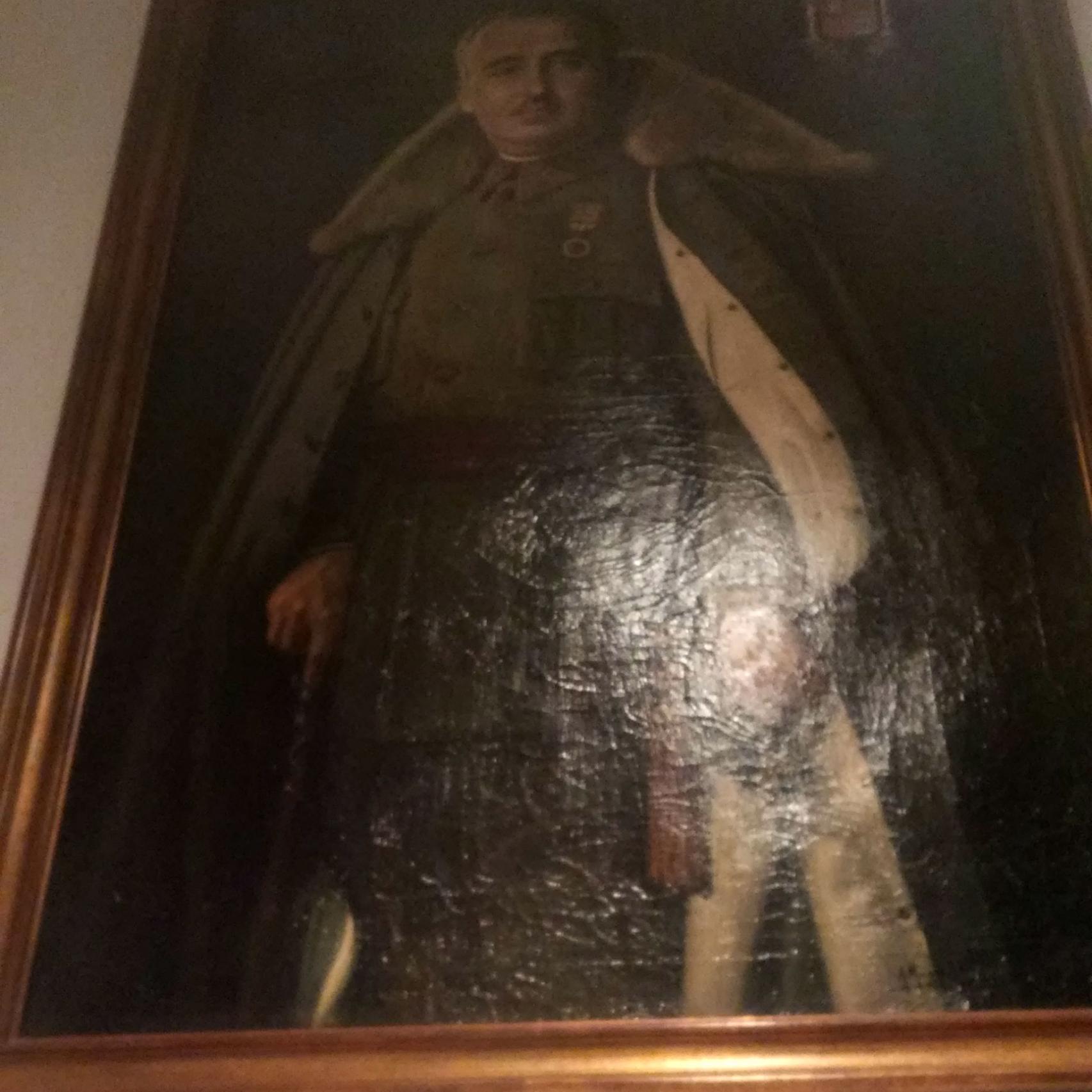 Retrato de Franco en la Sociedad Matritense.