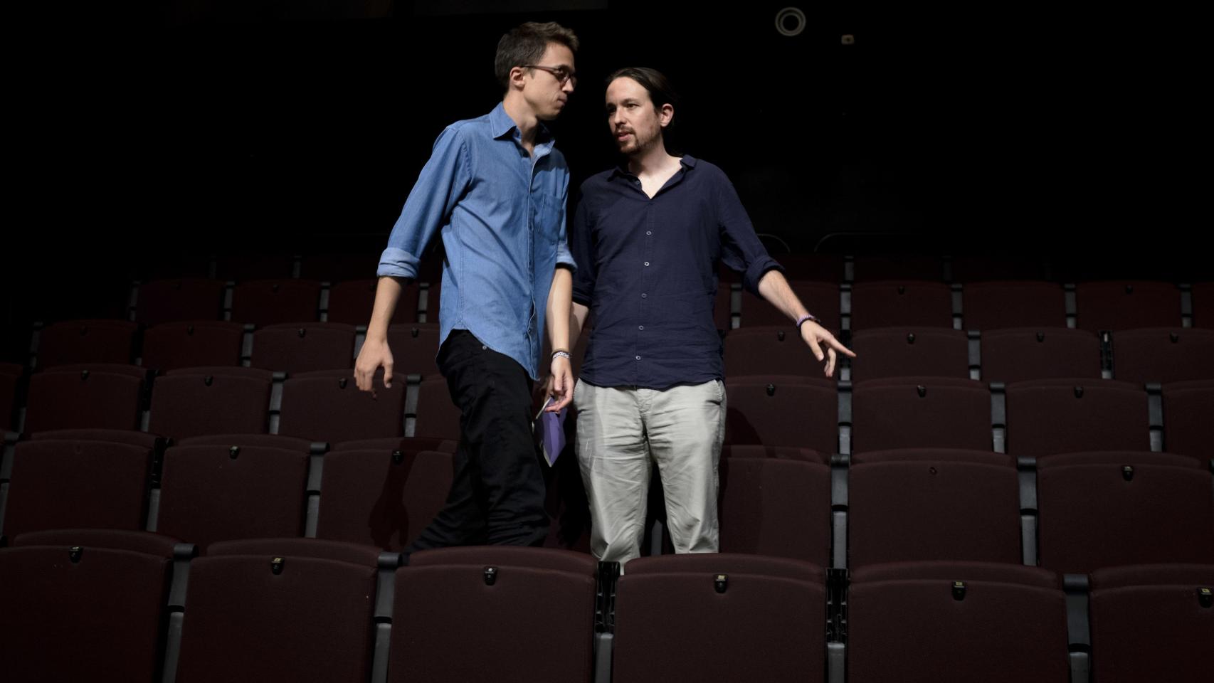 Pablo Iglesias e Íñigo Errejón dirigen la estrategia de Podemos.