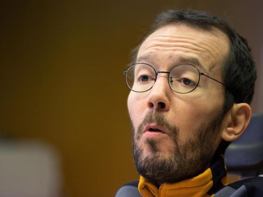El líder de Podemos Aragón, Pablo Echenique.
