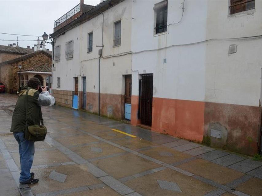 El domicilio del vecino de Jerte que ha permanecido años encerrado en una vivienda.